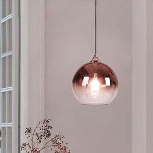 Toolight - Závěsné svítidlo E27 60W APP313-1CP, růžová-zlatá, OSW-00345