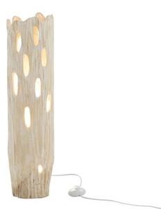 Stolní dřevěná lampa Paulownia Holes 1 - Ø 18 * 69cm