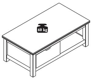 Konferenční stolek LIMA 02 pinie/bílá