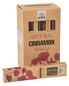 Vonné tyčinky, Cinnamon, Natural Masala, 23cm, 30g (Orkay)