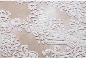 Luxusní kusový koberec akryl Aleta smetanověbílý 80x300cm