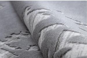 Luxusní kusový koberec akryl Glory šedý 80x300cm