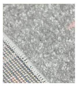 Dětský kusový koberec Deštníky šedý 133x190 133x190cm