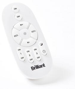Brilliant HK19479S76 Stmívatelné LED svítidlo TUCO černé, průměr 50cm, RC, CCT, DIM, Night Light