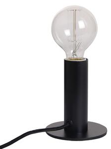 Černá stolní lampička Denmark black mat - Ø 4.5*16cm/ E27