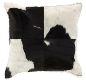 Kožený polštář s výplní Cow - 45*45cm - J-Line by Jolipa