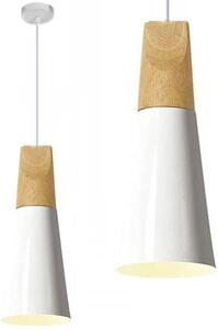 Toolight, Stropní svítidlo SCANDI B, bílá - hnědá, OSW-00151