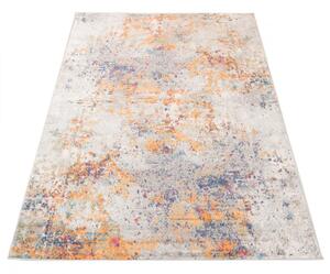 Kusový koberec Atlanta šedo oranžový 80x150cm