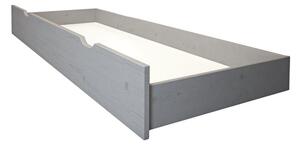 Patrová postel z masivu DENIS vč. obou roštů - 200x90/140 cm - šedá