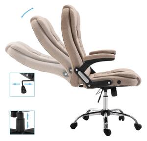 Kancelářská židle Calling - polyester | hnědošedá