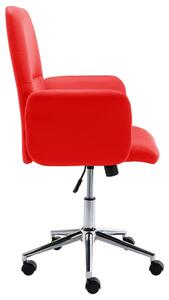 Kancelářská židle Dollys - umělá kůže | červená