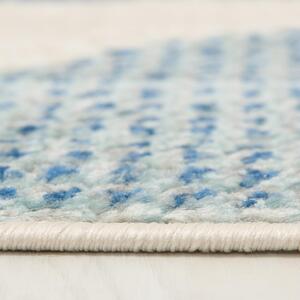 Dětský kusový koberec Sovy krémově modrý 2 140x200cm