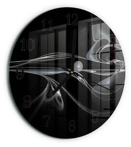 Skleněné nástěnné hodiny Abstrakce zsoc-fi30-00057551