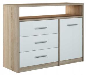 Komoda Matkam 98 x 35 x 75 cm dub sonoma matný