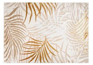 Makro Abra Kusový koberec GOLDEN NA44C Listy krémový Rozměr: 200x300 cm