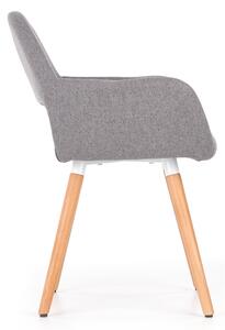 Jídelní židle SCK-283 buk/šedá