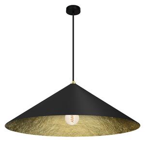 Závěsné svítidlo Fuji, 1x černé/zlaté kompozitní stínítko, (fi 70cm), b