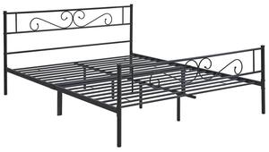 Kovová postel s roštem Bengrio 0601, Rozměr postele: 140 x 200 cm, Barva: Bílá Mirjan24 5903211308284
