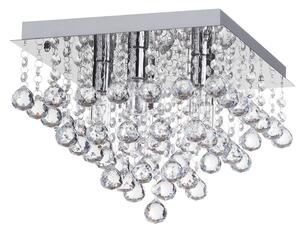 Toolight - Křišťálová stropní lampa 4xE14 40W APP515-4C, chromová, OSW-00072