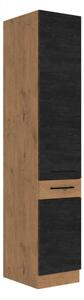 Vysoká kuchyňská skříňka Woodline 40 DK-210 2F, Barva: dąb lancelot / dark wood Mirjan24 5903211312267