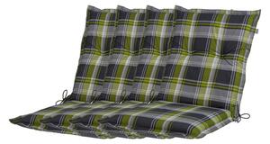 LIVARNO home Sada potahů na židli / křeslo Valencia, 97 x 47 x 8 cm, 4dílná, zelená (800006061)