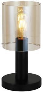 ITALUX TB-5581-1-BK+AMB - Stolní lampa SARDO 1xE27/40W/230V černá/zlatá