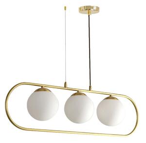 Toolight - Moderní stropní lampa 3xE27 60W APP915-3CP, zlatá, OSW-03205