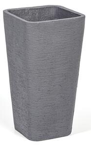 Květináč obdélníkový, 35 x 35 x 65 cm, šedá