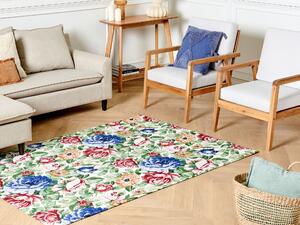 Bavlněný koberec 140 x 200 cm vícebarevný FARWAN