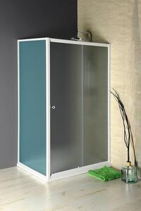 Aqualine AMADEO posuvné sprchové dveře 1100 mm, sklo BRICK