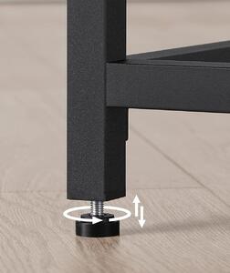 Kancelářský stůl černý 50x100x76 cm, industriální styl