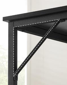Kancelářský stůl černý 50x100x76 cm, industriální styl