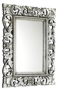 SAMBLUNG zrcadlo v rámu, 40x70cm, stříbrná IN109