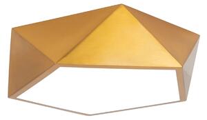 Toolight - Stropní svítidlo Diamond 30cm E27 3x60W APP875-C, zlatá, OSW-08973