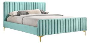Postel Stairy 160x200, neo mint / gold