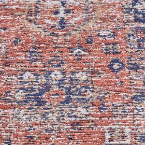 Bavlněný koberec 200 x 300 cm červený/modrý KURIN