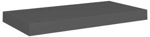 Plovoucí nástěnná police Abra - 50x23x3,8 cm | černá