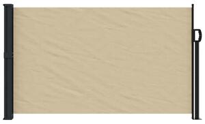 Zatahovací boční markýza béžová 120 x 500 cm