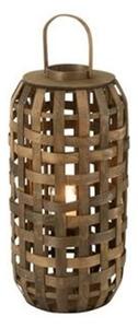Dřevěná lucerna na svíčku Toinette S - Ø 32*68 cm