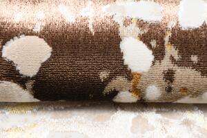 Makro Abra Kusový koberec GOLDEN MZ26D Abstraktní Moderní krémový hnědý Rozměr: 200x300 cm