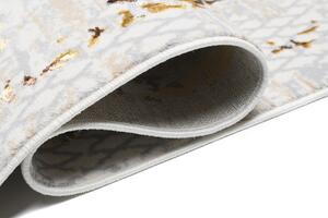 Chemex Moderní koberec Golden - obdélníky 1 - krémový/zlatý Rozměr koberce: 160x230 cm