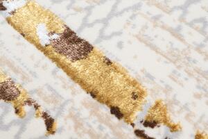 Chemex Moderní koberec Golden - obdélníky 1 - krémový/zlatý Rozměr koberce: 160x230 cm