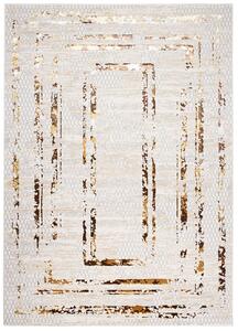 Makro Abra Kusový koberec GOLDEN MZ38K Moderní Klasický krémový hnědý Rozměr: 80x150 cm