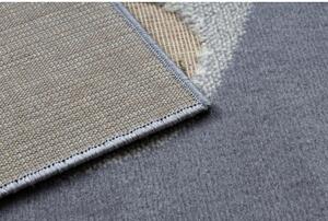 Dětský kusový koberec PP Fox šedý 120x160cm
