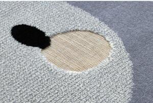 Dětský kusový koberec PP Fox šedý 200x300cm