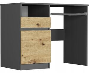 PC stolek Naldar (antracit + artisan) (L). Akce -13%