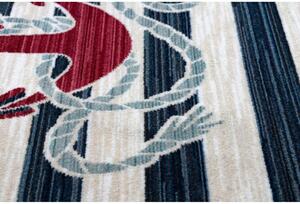 Dětský kusový koberec Kotva modrý 133x192cm