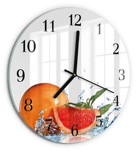 Skleněné nástěnné hodiny Grapefruit zsoc-fi30-00177785