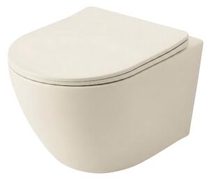Závěsná WC mísa REA Focus Tornado Creme