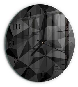 Skleněné nástěnné hodiny 3D vzor zsoc-fi30-00060287